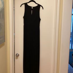 LOFT black maxi dress